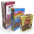 thumbnail image 2 of (3 pack) Little Debbie Mega Sized Cakes Combo Packs | Includes: Double Decker Fudge Rounds / Nutty Peanut Buddy Bars / Cosmic Chocolate Brownies | 18 Total, 2 of 7