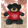 thumbnail image 5 of DolliBu I LOVE YOU Super Soft Black Bear Plush- Cute Stuffed Black Bear Animal with Red Shirt For Valentine, Anniversary, Romantic Date, Boyfriend, or Girlfriend Gift - 9 Inches, 5 of 7