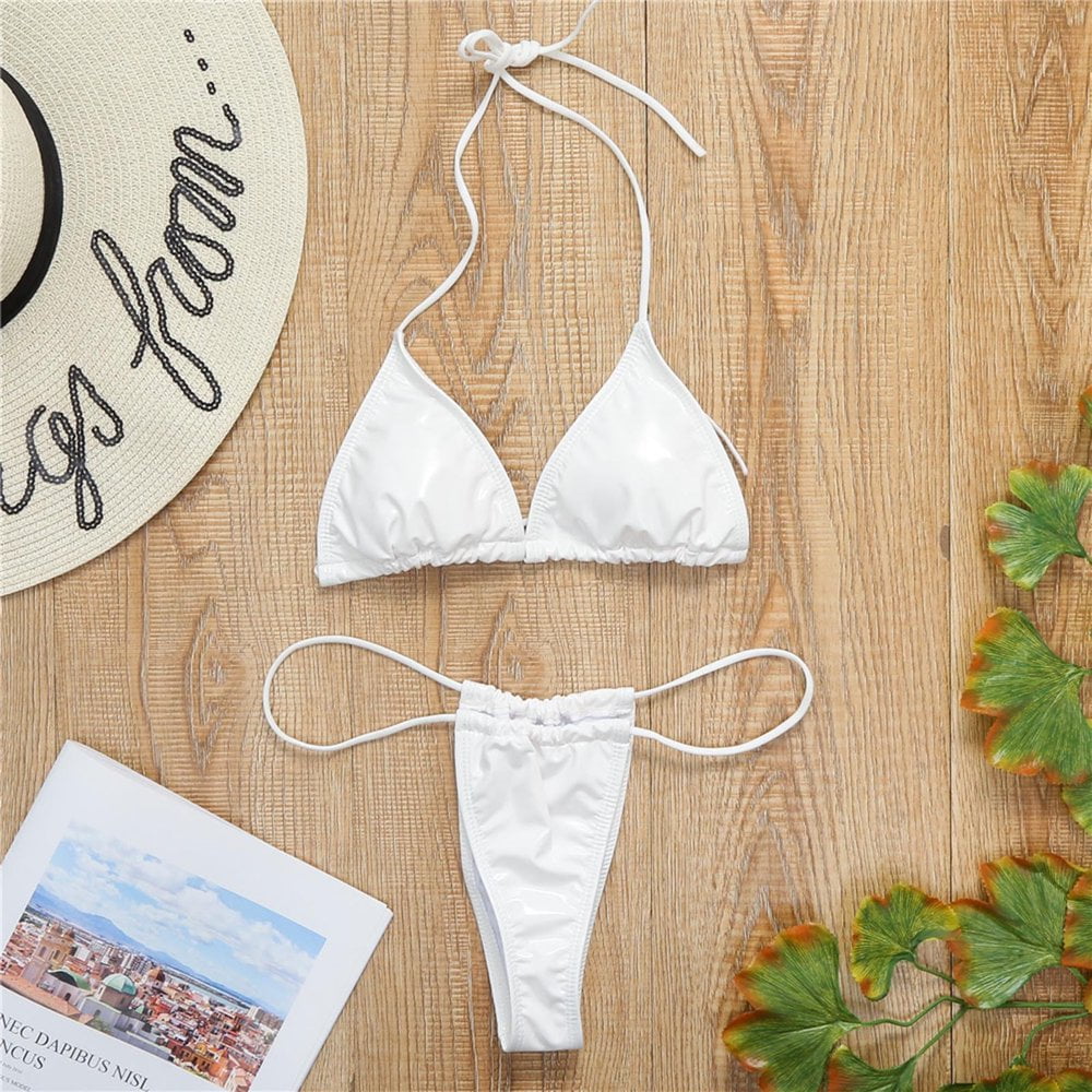 JUNWELL Micro Bikini Sets for Women Two Piece Sexy Bathing Suit