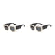 thumbnail image 3 of Qarigey Gafas de lectura Marco grande Gafas de lectura Lentes anti-azul Receta Hipermetropía transparente Tipo de moda 1 Tipo 1 2piezas, 3 of 6