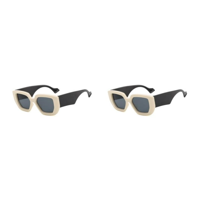 QualitChoice Reader Glasses Large Frame Reading Eyewear Lens Office Supplies Big Square Design Street Computer Sweet Gift Type 1 2Set