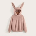 thumbnail image 4 of Fanxing Womens Winter Jacket 2025 Fashion Clothes Oversized Warm Casual Fuzzy Fleece Solid Sherpa Coats Loose Zip Up Hoodies Plus Size Long Sleeve Pocket Plush Tops CardiganPink,S, 4 of 8