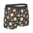 thumbnail image 2 of Rateoe Dragon With Hohoho Mens Boxer Briefs Poly Spandex Performance Boxer Briefs Underwear Hem Boxer Briefs - Small, 2 of 8