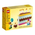 thumbnail image 2 of Torta de cumpleaños LEGO 40641 de Building Toy con 2 minifiguras, 2 of 6
