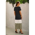 thumbnail image 2 of Nouvelle Robe Décontractée à Manches Courtes Col en V pour Femmes, 2 of 2