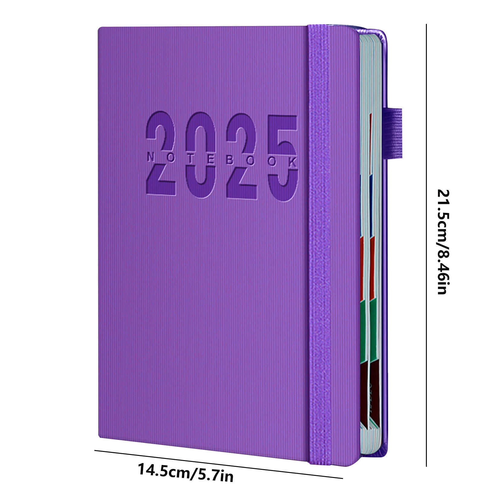 PALIFEUR Notebooks for School Supplies Weekly Planner Notebook Hardcover Thickened Journal Notebooks for Work Business Office, 6x8 inch