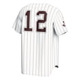 thumbnail image 3 of Youth GameDay Greats #12 White Texas A&M Aggies Baseball Lightweight Fashion Jersey, 3 of 4