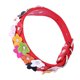 thumbnail image 4 of Worallymy Aleación de cuero Animal Collar Ajustable Flor Mascota Cuello Cadena Animal Decoración Collar Rojo M 2.5x42cm Worallymy JD735808128, 4 of 7