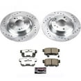 thumbnail image 3 of PowerStop Rear Z26 Street Warrior Carbon-Fiber Ceramic Brake Pad and Drilled and Slotted Rotor Kit Fits: HONDA Select Models K2310-26, 3 of 9