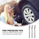 thumbnail image 3 of KAKOWELY 3Ud Mechanical Tire Pressure Gauge Pencil Plated Silver Steel Connection for Car Safety, 3 of 7