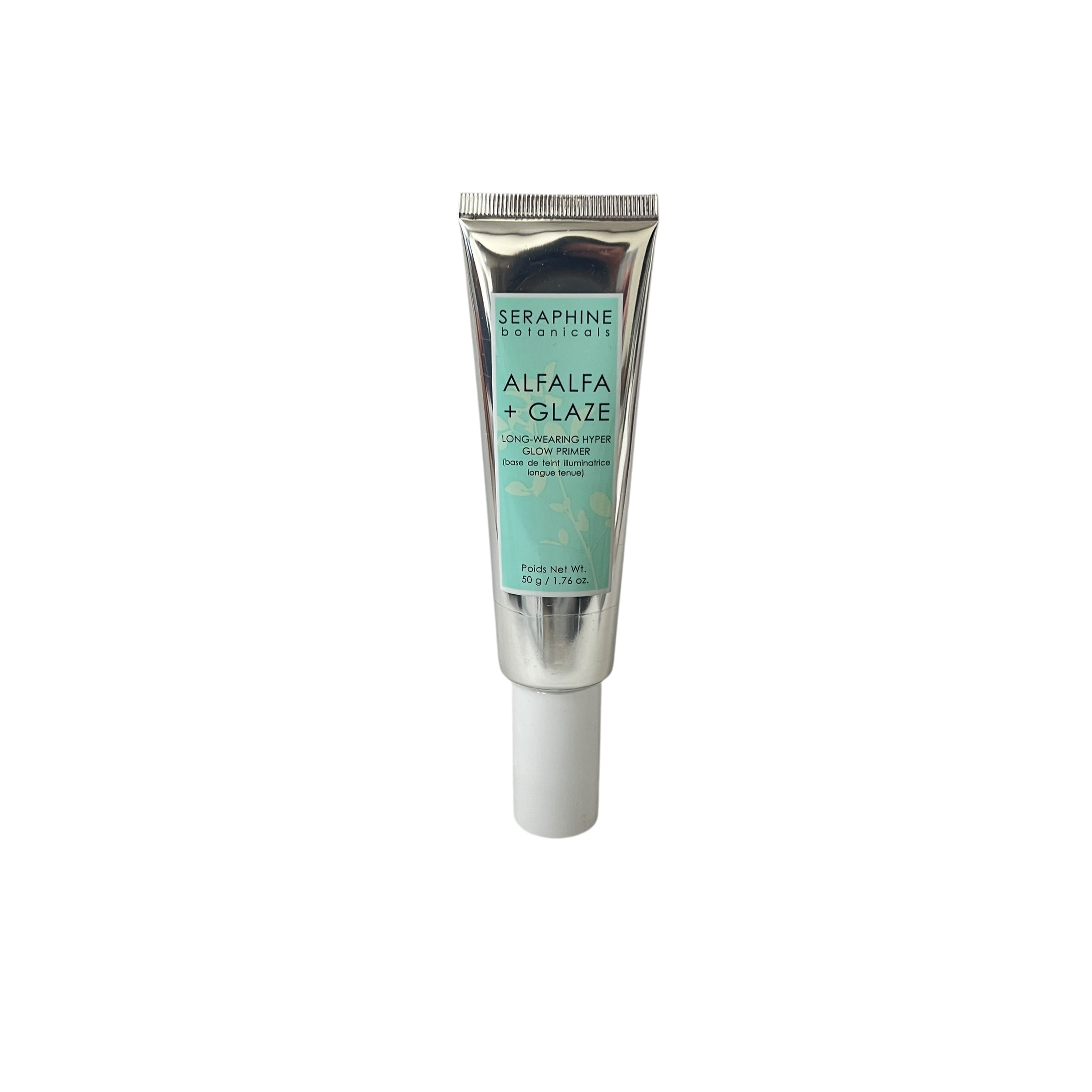 Seraphine Botanicals Alfalfa + Glaze Long-wearing Hyper Glow Primer 1.76 oz Gossamer