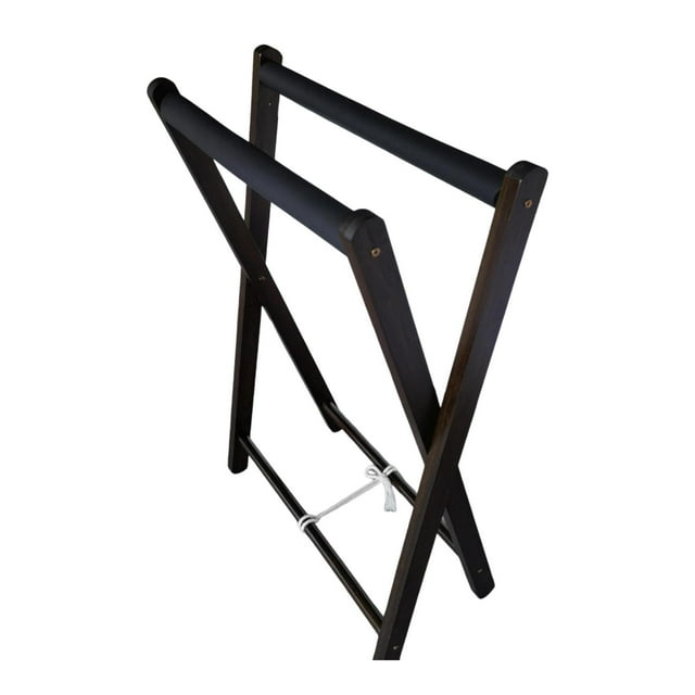 koolsoo Badminton Racquet Storage Rack Display Rack Shelf for Garages Stadium School Dark Brown