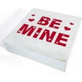 thumbnail image 3 of Zomyto 7x7 In Valentines Decor, Valentines Day Decorations, Romantic Quote Be Mine Wooden Box Sign, 3 of 7