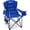 Blue, variant on Oversized Camping Chair for Adults, Portable Folding Camp Chairs w/ Ice Bag & Cup Holder, Outdoor Lightweight Lawn Chair for Camping, Fishing, Hiking and Tailgates, Supports 400 Lbs - Gray