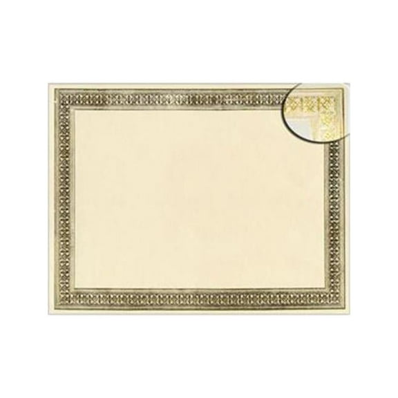 Geographics, GEO45492, Flourish Gold Foil Award Certificates, 12 / Pack