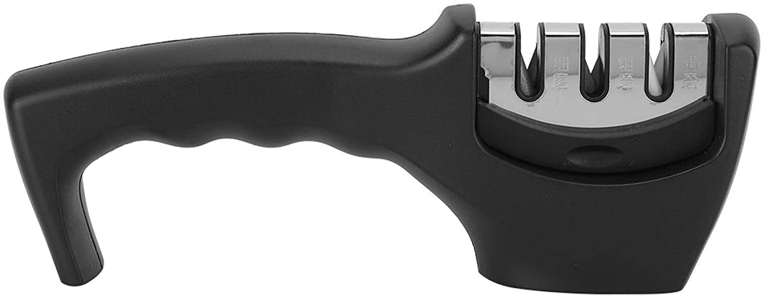4in1 Kitchen Knife Accessories 3stage Sharpener Helps Repair