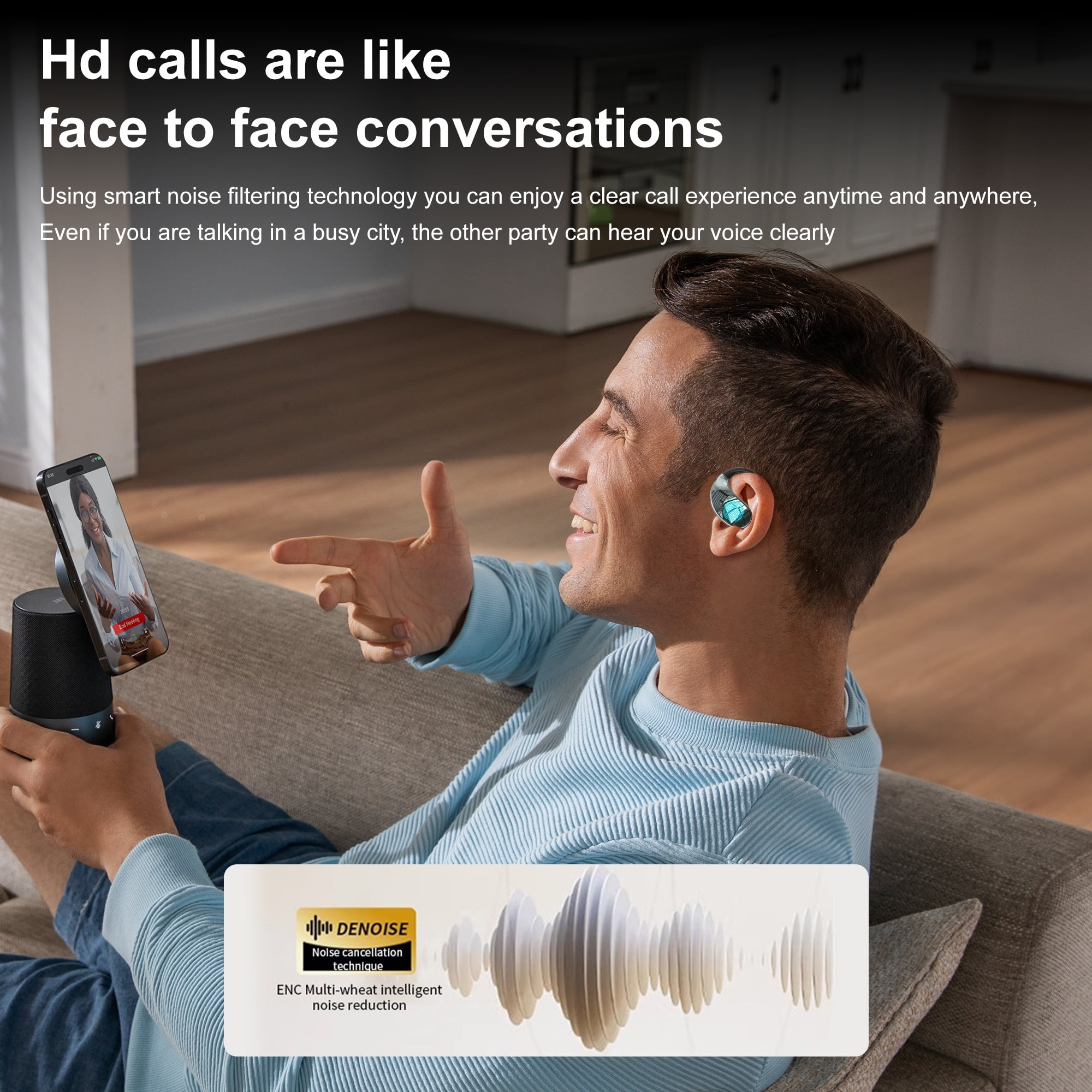 AI Language Translator Earbuds, OWS 3 in 1 Translation Earbuds Real Time, 150 Languages & Accents with 10 Offline Packs, Two Way Translation Device for Travel Business Meetings Learning, Black