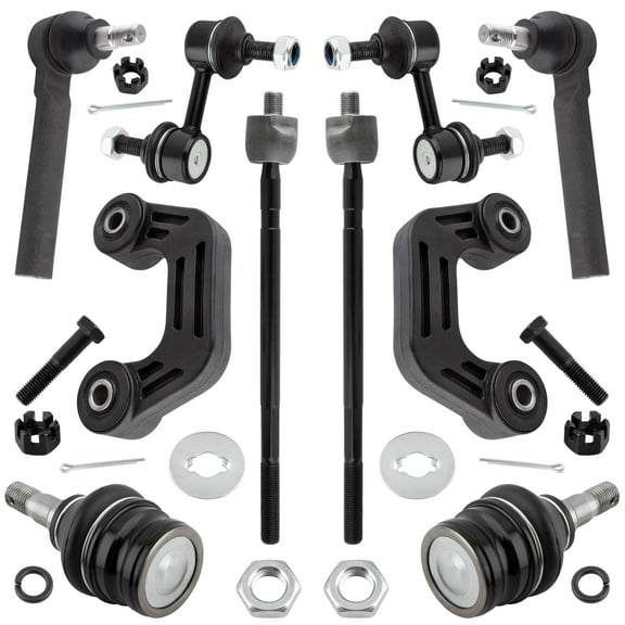 BOXI (Set of 10) Front & Rear Sway Bar End Links   Front Lower Ball Joints   Tie Rod Ends fit for Subaru Impreza 2002-2003 Sedan Only/Impreza 2004 WRX STi / K9513 K750049 K80875 ES3712 EV800361