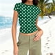 thumbnail image 1 of Xuyuer All-Match Fashion Floral Print Short Sleeve T-Shirt Women's Casual Charming Flower Pattern Tee With Round Neck Graphic Tees Women Tops, 1 of 7