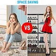 thumbnail image 7 of Shoe Rack Shoe Organizer, 20-24  Pairs Shoes Storage Organizer Metal Stackable&Removable Multifunctional Show Rack for Entryway,Closet and Bedroom, 7 of 7