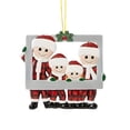 thumbnail image 2 of ShaoXinWan Christmas 2D Acrylic Hanging Ornaments, Flat Printed Festive Pendant, Decorative Hanging Decor for Car Rearview Mirror Christmas Tree Home Window & Wall Holiday Decorations, 2 of 9