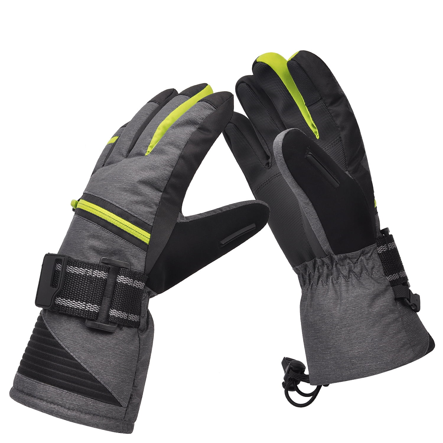 Waterproof Winter Warm Cycling Ski Gloves  Snow Mittens Snowboard Men 