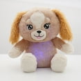 thumbnail image 2 of Happy Nappers: Lullabrites Brown Dog - Musical Light Up Bedtime Plush - Plays 3 Lullabies, Soft Stuffed Animal, Day & Night Soothing Toy, Kids, 2 of 8