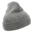 thumbnail image 3 of Taco Taco Embroidered 12 Inch Long Knitted Beanie - Heather Grey OSFM, 3 of 5