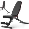 thumbnail image 1 of Lumiparty Banc de Musculation Réglable à 8 Positions, Capacité de 900 Lb, Banc d'Entraînement Pliable pour la Musculation, pour Gym à Domicile, Noir et Rouge, 1 of 12
