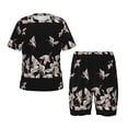 thumbnail image 1 of Balery Japanese White Crane Conjunto de Pijama Infantil de Manga Corta con Estampado – Ropa de Dormir de Algodón Suave-Small, 1 of 6
