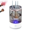 thumbnail image 1 of HLONK Electric Makeup Brush Cleaner - Make up Brush Clean Machine- Portable Automatic Cosmetics Brushes Cleaning Tools for All Size Beauty Makeup Brushes Set, 1 of 8