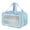 BU1, variant on Large Clear Toiletry Bag 10.24x5.91x5.91 Inch 2 in 1 Cosmetic Organizer Pouch, Waterproof and Draining Wash Bag for Toiletries, Thickened Matte Translucent Makeup Bag with Handy Handle, Black