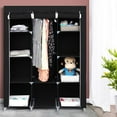 thumbnail image 2 of Winado 4 Tiers  Portable Clothes Closet Wardrobe Non-Woven Fabric, 2 of 7