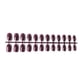 thumbnail image 2 of Vogacara 24 piezas de uñas postizas de ataúd resistentes a los arañazos de bailarina corta coloridas uñas acrílicas artificiales de color sólido DIY Juegos de manicura 12 púrpura Vogacara CE011412-12, 2 of 4