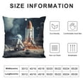 thumbnail image 5 of GOSMITH  Outer Space Pillow Covers Planet Astronaut Space Pillow Cases Decor for Nursery Kids Bedroom Playroom Classroom, (White Blue-Boy), 5 of 5
