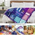 thumbnail image 4 of Birthday Gifts for 11 Year Old Girls, 11 Year Old Girl Birthday Gift Ideas, 11th Birthday Gifts for Girls, Presents for 11 Year Old Girl, Best Birthday Gift for Girls Age 11 Throw Blanket 60" x 50", 4 of 6