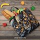thumbnail image 5 of Balery Fiery Skull Trio Bolsa de Mano para Mujeres con Cremallera, Bolsa de Gimnasio con Compartimentos, Bolsa para Laptop, Bolsa para Trabajo, 5 of 7