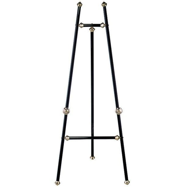 Testrite Visual Products, Inc. Black & Brass Display Easel display