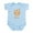 Sky Blue, variant on CafePress - Leo Baby Infant Bodysuit - Baby Light Bodysuit, Size Newborn - 24 Months