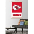 thumbnail image 4 of NFL Kansas City Chiefs - Logo 21 Wall Poster with Wooden Magnetic Frame, 22.375" x 34", 4 of 5