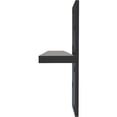 thumbnail image 3 of Ekena Millwork 2 1/2"W x 18"D Floating Steel Heavy Duty Wall Mount, Powder Coated Black, 3 of 10