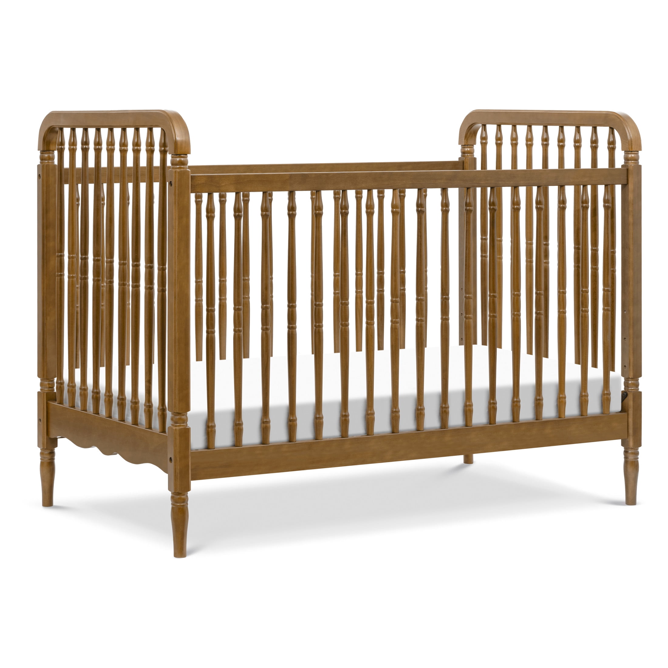 Namesake Liberty 3-in-1 Convertible Spindle Crib with Toddler Bed Conversion Kit