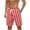 Red, variant on cllios Mens Swim Trunks Men Big & Tall Plaid Print Swim Board Shorts with Pockets Mens Funny Hawaiian Beach Shorts Casual Drawstring Swimsuit Bathing Suits