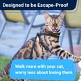 thumbnail image 3 of KY Escape Proof Cat Harness and Leash Set by OutdoorBengal for Walking Cats and Kittens (Soft Mesh, Medium Cat), 3 of 6