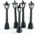thumbnail image 3 of 5pcs Mini Street Light Model Lamp Post Lights Outdoor Pathway Lantern Post Christmas Doll, 3 of 4