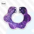 thumbnail image 3 of Hirioo Purple Bubble Abstract Art for Baby Cotton Petal Bib Drool Bibs for Baby Boy Unisex, 3 of 9