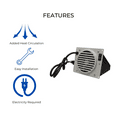 thumbnail image 4 of Fan Blower for Avenger MG Style Gas Space Heaters Greater than 10,000 BTU - White Finish - Model# MGB100, 4 of 4