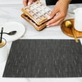 thumbnail image 5 of Masteelf 10 Pcs  Teapot Insulated Table Mat Dinning Table Ornament Rectangular PVC Placemat, 5 of 8