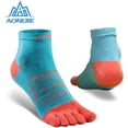 thumbnail image 7 of AONIJIE Coolmax Toe Socks for Men Finger Athletic Running Ankle Socks Quick Dry,3 Pairs,M, 7 of 7