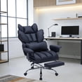 thumbnail image 2 of Yiwa Big and Tall Gaming Chair, Supports 400lbs, Features High Back, Foot Rest, and Wide Seat with Built-in Pocket Springs, 2 of 8